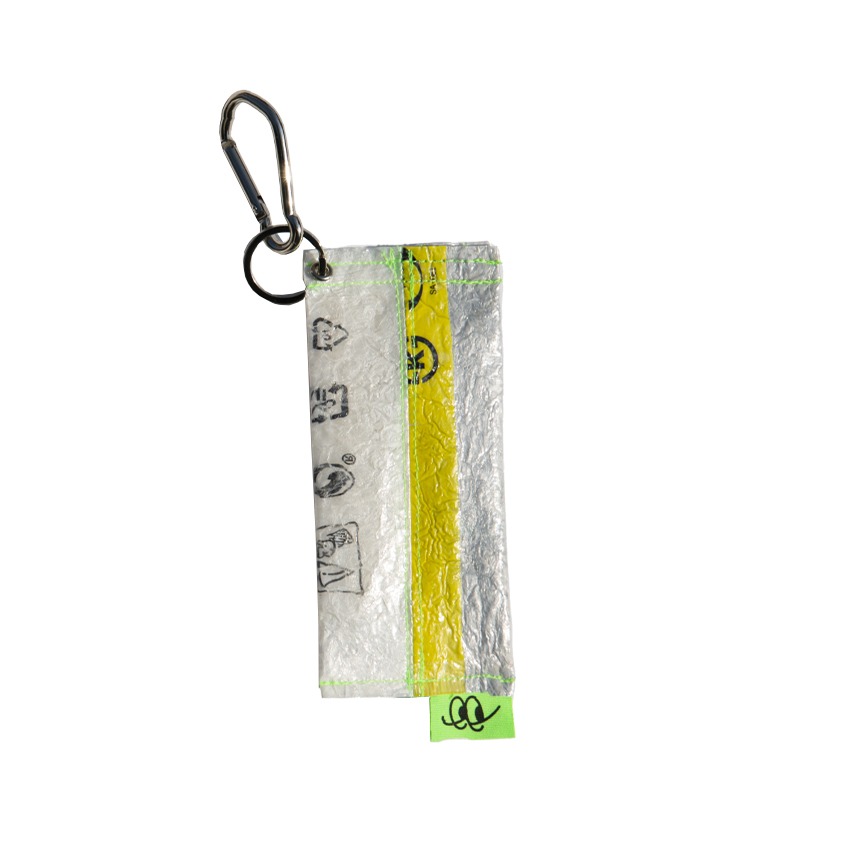 dog poop bag pouch / yellow