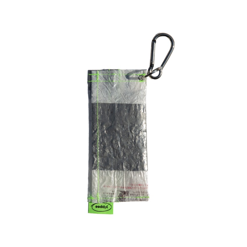dog poop bag pouch / gray