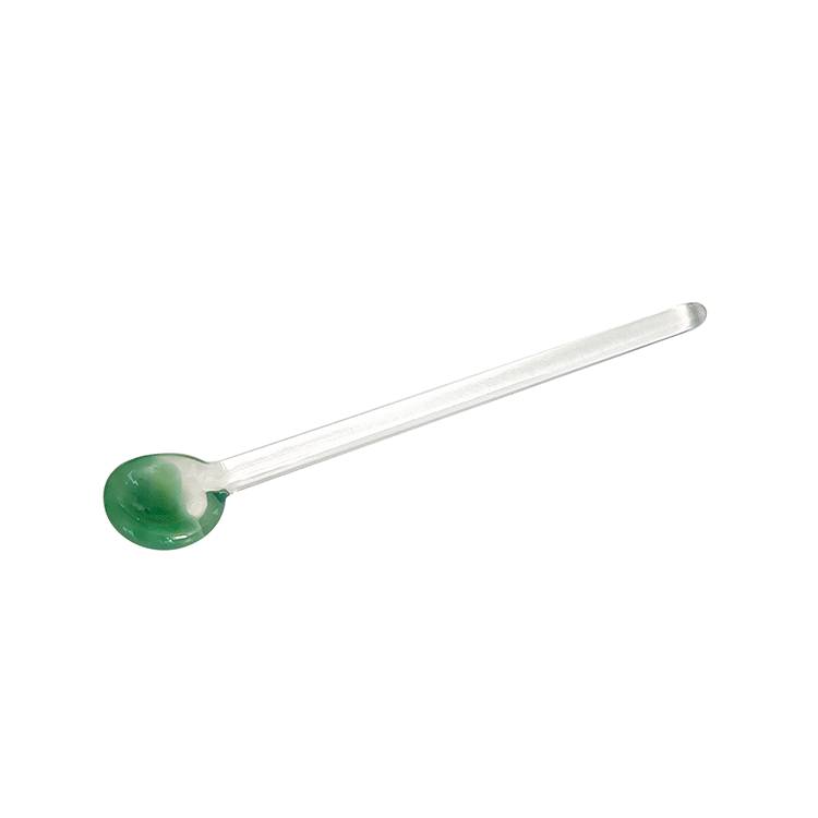 Glass clear tea spoon