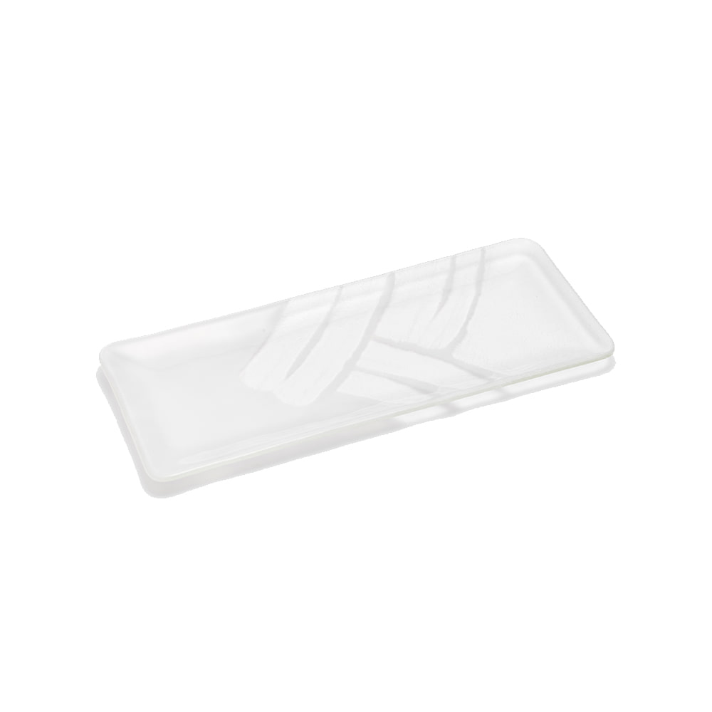 Sweep Snow Square plate