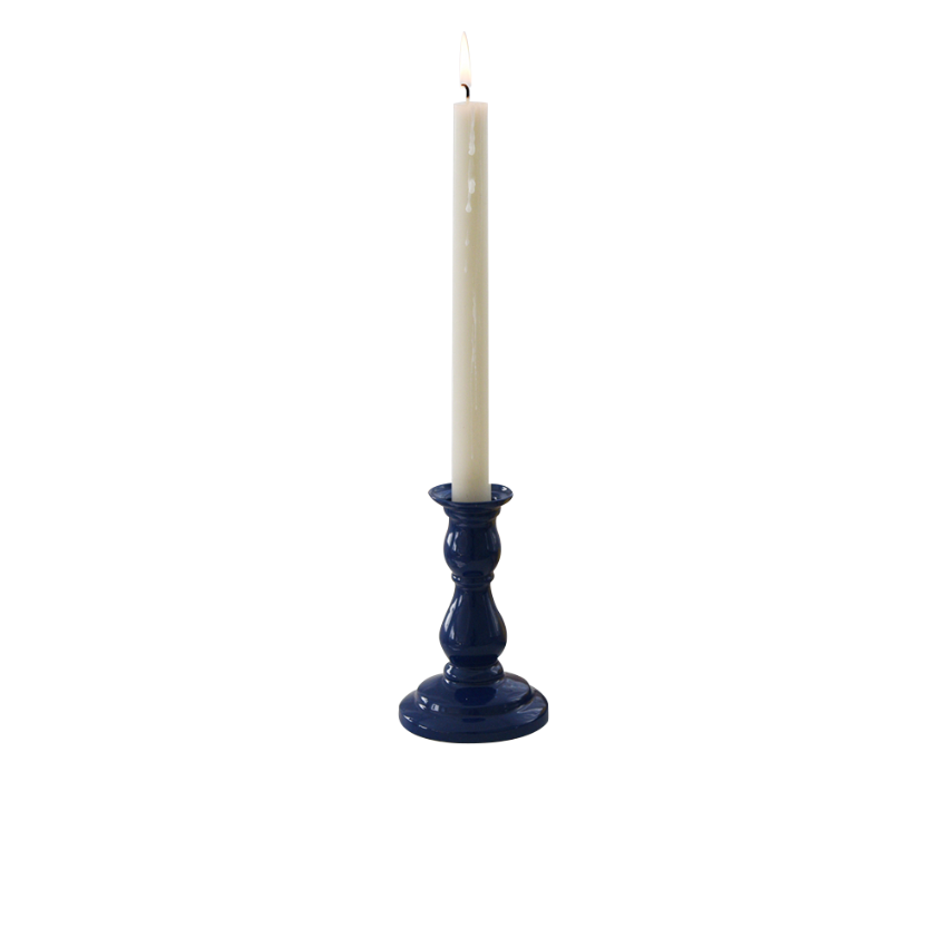 Ceramic Candle holder_Cobalt blue